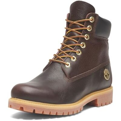 Timberland Bottines Premium 6 inch Lace up Waterproof exu1 DK Brown Full Grain w blk 46. Publicité Timberland Bottines Premium 6 inch Lace up Waterproof exu1 DK Brown Full Grain w blk 46. Publicité