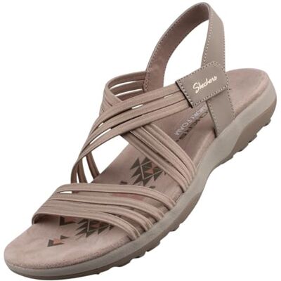 Skechers Reggae Slim Sunnyside 2.0 Sandales pour femme, Taupe, 39 EU - Publicité Skechers Reggae Slim Sunnyside 2.0 Sandales pour femme, Taupe, 39 EU - Publicité