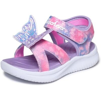 Skechers Sandales Jumpsters pour fille Butterfly Brites, Lavande/multicolore, 6 Toddler - Publicité Skechers Sandales Jumpsters pour fille Butterfly Brites, Lavande/multicolore, 6 Toddler - Publicité