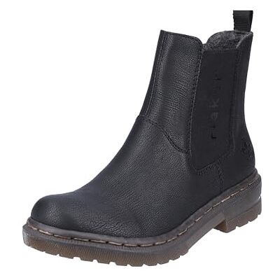 Rieker Women's Kurilen Chelsea Boot, Noir, 38 EU - Publicité Rieker Women's Kurilen Chelsea Boot, Noir, 38 EU - Publicité