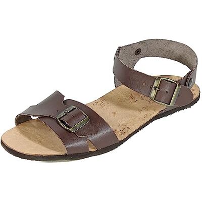Pantoffelmann Aktiform Sandales romaines I Marron I Taille 39 I Confortables sandales pieds nus pour femmes & hommes I Sandales en cuir véritable I Chaussures avec lanières réglables - Publicité Pantoffelmann Aktiform Sandales romaines I Marron I Taille 39 I Confortables sandales pieds nus pour femmes & hommes I Sandales en cuir véritable I Chaussures avec lanières réglables - Publicité