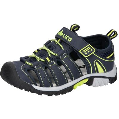 Lico Lian Vs Sandales pour garçon, Marine citron., 26 EU - Publicité Lico Lian Vs Sandales pour garçon, Marine citron., 26 EU - Publicité