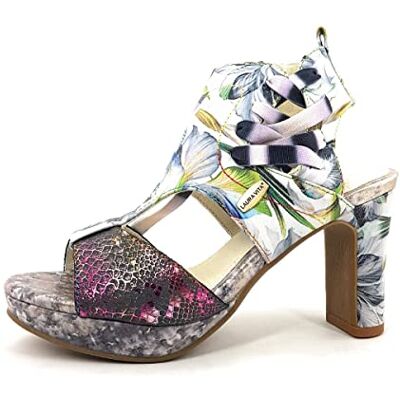 LAURA VITA Sandales Mode Femme , Pointure:40 EU, La Couleur:Gris - Publicité LAURA VITA Sandales Mode Femme , Pointure:40 EU, La Couleur:Gris - Publicité