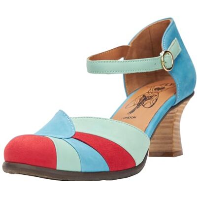 Fly London BESH087FLY, Chaussures, Blue/Scarlet/Green, - Publicité Fly London BESH087FLY, Chaussures, Blue/Scarlet/Green, - Publicité