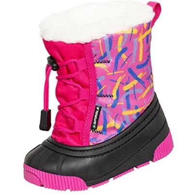 Spirale Lala Bottes de Neige pour Fille, Bottes d'hiver pour Bébé, Doublure en Polaire avec Mousse, Fuchsia, 27 EU - Publicité Spirale Lala Bottes de Neige pour Fille, Bottes d'hiver pour Bébé, Doublure en Polaire avec Mousse, Fuchsia, 27 EU - Publicité