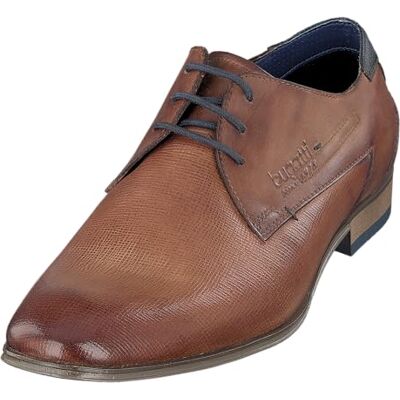 bugatti Homme Chaussure basse business en cuir, Derby avec finition bicolore, Brun, 46 EU - Publicité bugatti Homme Chaussure basse business en cuir, Derby avec finition bicolore, Brun, 46 EU - Publicité
