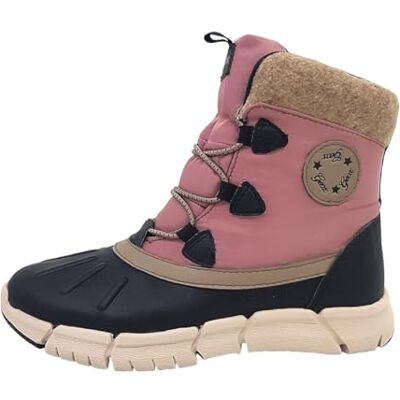 Geox Fille J Flexyper Girl B Ab Bottines, Black/Dk Pink, 31 EU - Publicité Geox Fille J Flexyper Girl B Ab Bottines, Black/Dk Pink, 31 EU - Publicité