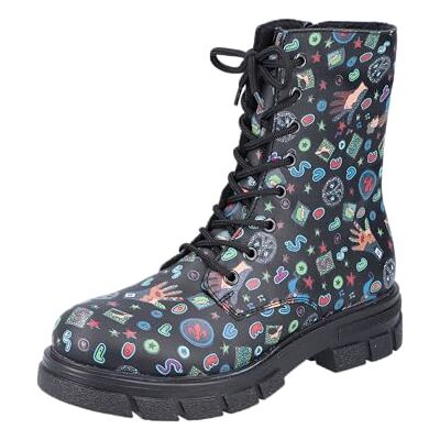 Rieker Bottes à lacets Z9120 pour femme, coloré, 36 EU - Publicité Rieker Bottes à lacets Z9120 pour femme, coloré, 36 EU - Publicité