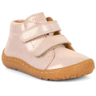 Froddo First Step Chaussures pieds nus en cuir lisse nude scintillant, Nude paillettes, 21 EU - Publicité Froddo First Step Chaussures pieds nus en cuir lisse nude scintillant, Nude paillettes, 21 EU - Publicité