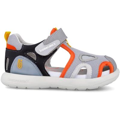 Biomecanics 262232 Sandale, Gris/Orange, 25 EU - Publicité Biomecanics 262232 Sandale, Gris/Orange, 25 EU - Publicité