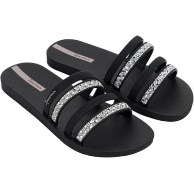 Ipanema Chic Slide Fem, Sandales pour femme, Noir, beige, 35 EU - Publicité Ipanema Chic Slide Fem, Sandales pour femme, Noir, beige, 35 EU - Publicité