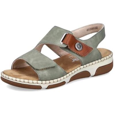 Rieker Sandales Mode Femme 66280, Pointure:38 EU, La Couleur:Vert - Publicité Rieker Sandales Mode Femme 66280, Pointure:38 EU, La Couleur:Vert - Publicité