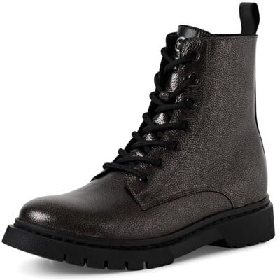 Tamaris Femme Damen Lace Boot Flat Bottine, Ardoise, 40 EU - Publicité Tamaris Femme Damen Lace Boot Flat Bottine, Ardoise, 40 EU - Publicité