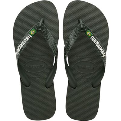 Havaianas Top Brasil Logo, Tongs Confortables, Durables et Légères, avec Semelle Antidérapante, Drapeau Brésilien, Adultes Unisexe - Publicité Havaianas Top Brasil Logo, Tongs Confortables, Durables et Légères, avec Semelle Antidérapante, Drapeau Brésilien, Adultes Unisexe - Publicité