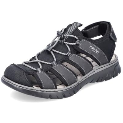 Rieker Homme Sandales 26770, Monsieur Sandales Fines,Chaussure d'été,Sandale d'été,Confortable,Plate,Noir (Schwarz / 00),41 EU / 7.5 UK - Publicité Rieker Homme Sandales 26770, Monsieur Sandales Fines,Chaussure d'été,Sandale d'été,Confortable,Plate,Noir (Schwarz / 00),41 EU / 7.5 UK - Publicité