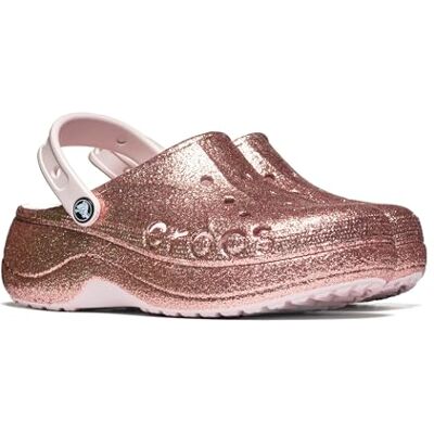 Crocs Sabots à plateforme Baya pour femme, Rose pâle., 41/42 EU - Publicité Crocs Sabots à plateforme Baya pour femme, Rose pâle., 41/42 EU - Publicité