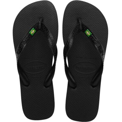 Havaianas Brasil Mixte FlipFlop Black 33 EU - Publicité Havaianas Brasil Mixte FlipFlop Black 33 EU - Publicité