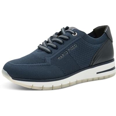 MARCO TOZZI Baskets Femme Semelle intérieure Feel Me Amovible Douce Doublure Douce Vegan Moderne, Bleu (Navy Comb), 37 EU - Publicité MARCO TOZZI Baskets Femme Semelle intérieure Feel Me Amovible Douce Doublure Douce Vegan Moderne, Bleu (Navy Comb), 37 EU - Publicité