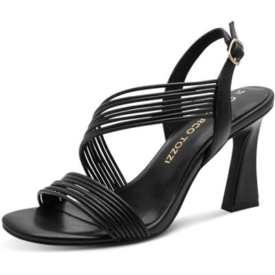MARCO TOZZI Sandale femme semelle de confort Feel Me moelleuse doublure douce Estivale, noir (BLACK), 41 EU - Publicité MARCO TOZZI Sandale femme semelle de confort Feel Me moelleuse doublure douce Estivale, noir (BLACK), 41 EU - Publicité
