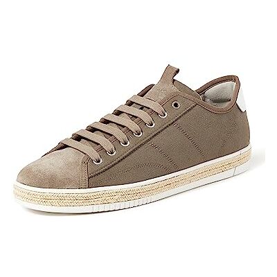 Geox U Pieve Baskets pour Homme, Gris Tourterelle, 44 EU - Publicité Geox U Pieve Baskets pour Homme, Gris Tourterelle, 44 EU - Publicité