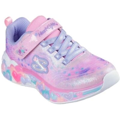 Skechers Fille Eternal Heart Lights, Light Pink Sparkle Mesh Multi Trim, 35.5 EU - Publicité Skechers Fille Eternal Heart Lights, Light Pink Sparkle Mesh Multi Trim, 35.5 EU - Publicité