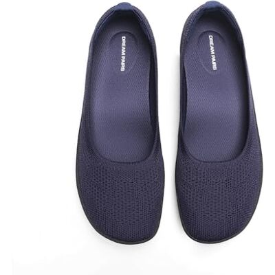 DREAM PAIRS Ballerines Femme Confortables Chaussures Plates Femme Souples Ballerines Maille Respirantes Chaussures Ville Pliables Antidérapantes Soutien Voûte Plantaire Bout Large,Size 38.5,Marine - Publicité DREAM PAIRS Ballerines Femme Confortables Chaussures Plates Femme Souples Ballerines Maille Respirantes Chaussures Ville Pliables Antidérapantes Soutien Voûte Plantaire Bout Large,Size 38.5,Marine - Publicité