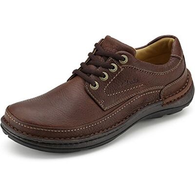 Clarks Homme Nature Three Shoes, Mahogany Leather, 44 EU - Publicité Clarks Homme Nature Three Shoes, Mahogany Leather, 44 EU - Publicité