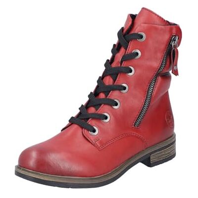 Rieker Femme 72212 Bottes à Lacets, Rouge, 38 EU - Publicité Rieker Femme 72212 Bottes à Lacets, Rouge, 38 EU - Publicité