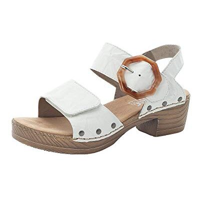 Rieker Femme Sandale, Blanc, 36 EU - Publicité Rieker Femme Sandale, Blanc, 36 EU - Publicité