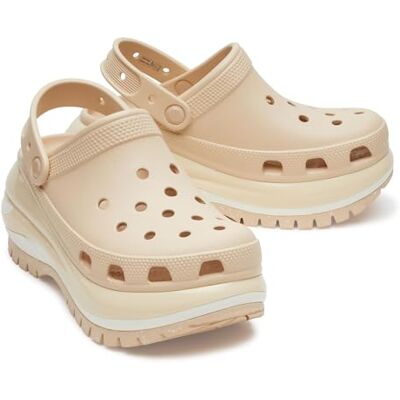 Crocs Sabots Mega Crush unisexes pour adulte, Shitake, 10 Women/8 Men - Publicité Crocs Sabots Mega Crush unisexes pour adulte, Shitake, 10 Women/8 Men - Publicité
