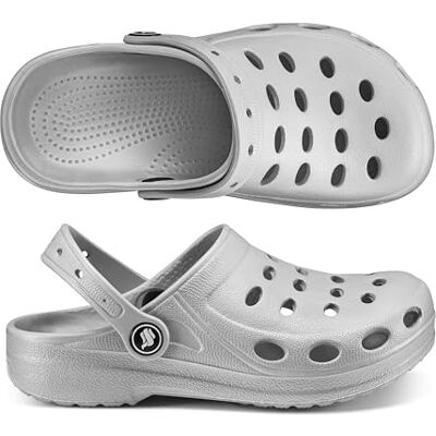 ESTRO Sabot Plastique Enfant Garcon Sabot Enfant Fille Mules et Sabots Fille A03 (Gris, 23 EU) - Publicité ESTRO Sabot Plastique Enfant Garcon Sabot Enfant Fille Mules et Sabots Fille A03 (Gris, 23 EU) - Publicité