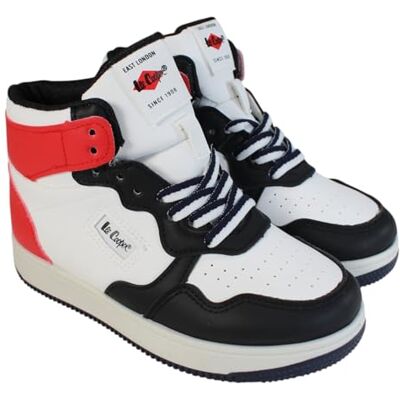 Lee Cooper Baskets Garçon Chaussures de Sport Enfant PU, PVC Noir 38 - Publicité Lee Cooper Baskets Garçon Chaussures de Sport Enfant PU, PVC Noir 38 - Publicité