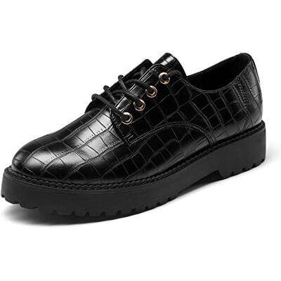 DREAM PAIRS Chaussures Classiques Oxford à Lacets pour Femmes, Chaussures d'affaires Confortables pour Femmes. Black/Croco 40 (EUR) SDOX2202W-E - Publicité DREAM PAIRS Chaussures Classiques Oxford à Lacets pour Femmes, Chaussures d'affaires Confortables pour Femmes. Black/Croco 40 (EUR) SDOX2202W-E - Publicité