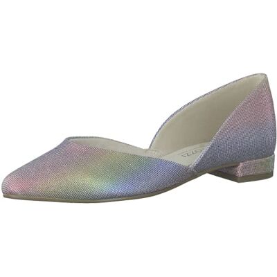 MARCO TOZZI Femme Damen Ballerines, Rainbow MET, 37 EU - Publicité MARCO TOZZI Femme Damen Ballerines, Rainbow MET, 37 EU - Publicité