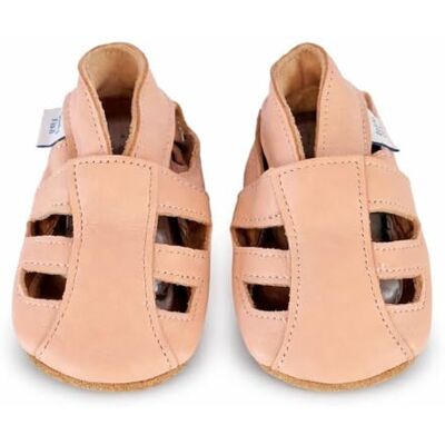 Dotty Fish Sandales Bébé & Enfant en Cuir – Semelle Souple Antidérapante, Chaussures Premiers Pas, Respirantes Rose 12-18 mois - Publicité Dotty Fish Sandales Bébé & Enfant en Cuir – Semelle Souple Antidérapante, Chaussures Premiers Pas, Respirantes Rose 12-18 mois - Publicité