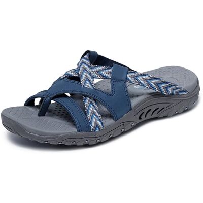 Skechers Reggae Tongs à lanières multiples pour femme, bleu (bleu marine), 39 EU - Publicité Skechers Reggae Tongs à lanières multiples pour femme, bleu (bleu marine), 39 EU - Publicité