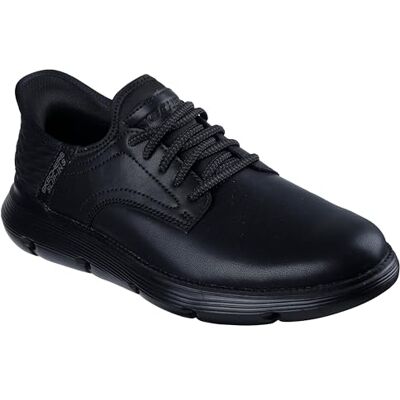 Skechers Mocassins Garza-Gervin pour Homme, Noir, 45.5 EU - Publicité Skechers Mocassins Garza-Gervin pour Homme, Noir, 45.5 EU - Publicité