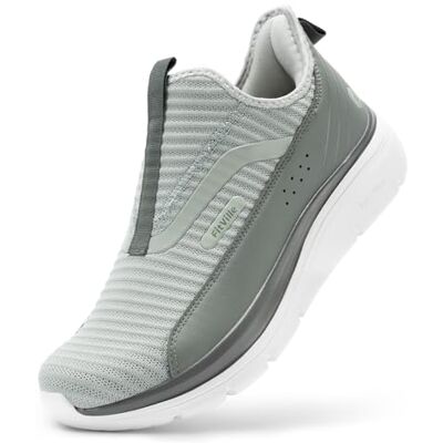 FitVille Chaussures de Marche Hommes Extra Larges Slip-on Baskets Mode Respirantes Chaussure de Sport sans Lacets Vert Clair 45 EU Large - Publicité FitVille Chaussures de Marche Hommes Extra Larges Slip-on Baskets Mode Respirantes Chaussure de Sport sans Lacets Vert Clair 45 EU Large - Publicité