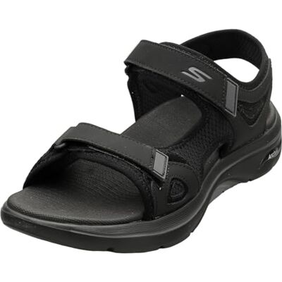 Skechers Sandales pour homme, Noir, 42 EU - Publicité Skechers Sandales pour homme, Noir, 42 EU - Publicité