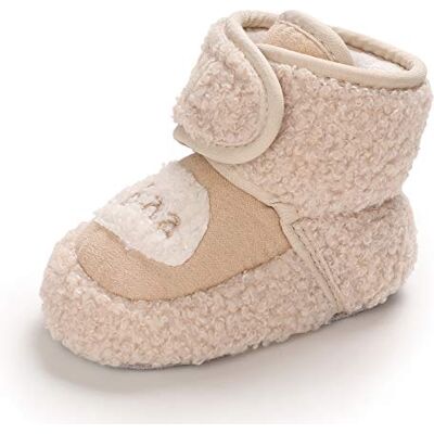 MASOCIO Bottes Bottines Bebe Garcon Fille Hiver Chaussure Bébé Premiers Pas Coton Souple Kaki 19 6-12 Mois - Publicité MASOCIO Bottes Bottines Bebe Garcon Fille Hiver Chaussure Bébé Premiers Pas Coton Souple Kaki 19 6-12 Mois - Publicité