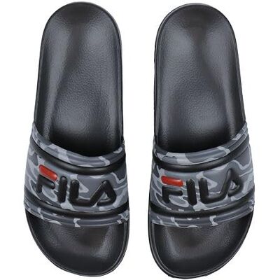 Fila MORRO BAY P slipper kids, Sandale à glissière, Black, - Publicité Fila MORRO BAY P slipper kids, Sandale à glissière, Black, - Publicité