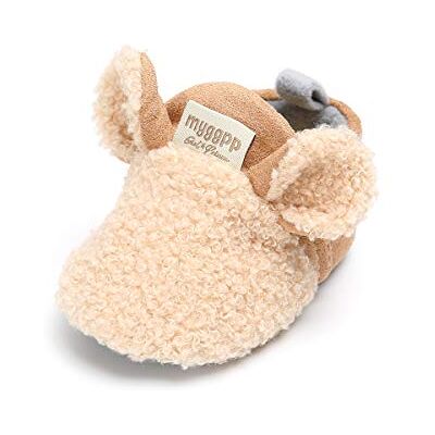 LACOFIA Chaussures Premiers Pas d'hiver pour bébé garçon ou Fille Bottines Chauds antidérapants à Semelle Souple Kaki 6-12 Mois - Publicité LACOFIA Chaussures Premiers Pas d'hiver pour bébé garçon ou Fille Bottines Chauds antidérapants à Semelle Souple Kaki 6-12 Mois - Publicité