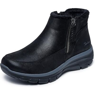 Skechers Bottines d'automne faciles à enfiler pour femme, noir, 38 EU - Publicité Skechers Bottines d'automne faciles à enfiler pour femme, noir, 38 EU - Publicité