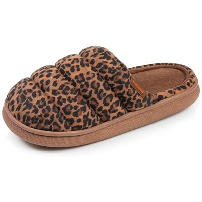 Isotoner Chaussons pantoufles Mules femme matière sherpa, semelle bloup extra confort, 37, léopard camel - Publicité Isotoner Chaussons pantoufles Mules femme matière sherpa, semelle bloup extra confort, 37, léopard camel - Publicité