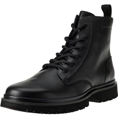 Calvin Klein Jeans Bottes Eva à Lacets mi-Hautes LTH pour Homme Fad , Noir Triple Noir, 45 EU - Publicité Calvin Klein Jeans Bottes Eva à Lacets mi-Hautes LTH pour Homme Fad , Noir Triple Noir, 45 EU - Publicité