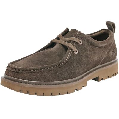 Calvin Klein Chaussures Bateau Homme Hybrid Apron Laceup Shoe Chaussures, Marron (Triple Slate Black), 44 - Publicité Calvin Klein Chaussures Bateau Homme Hybrid Apron Laceup Shoe Chaussures, Marron (Triple Slate Black), 44 - Publicité