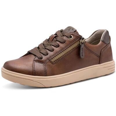 Jana Baskets Femme Plates avec Fermeture éclair Vegan, Cognac, 36 EU - Publicité Jana Baskets Femme Plates avec Fermeture éclair Vegan, Cognac, 36 EU - Publicité