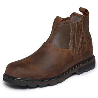 Skechers Blaine Orsen, Bottes Homme Bottines Chelsea décontractées à enfiler, cuir de porc huilé, semelle intérieure rembourrée - Publicité Skechers Blaine Orsen, Bottes Homme Bottines Chelsea décontractées à enfiler, cuir de porc huilé, semelle intérieure rembourrée - Publicité