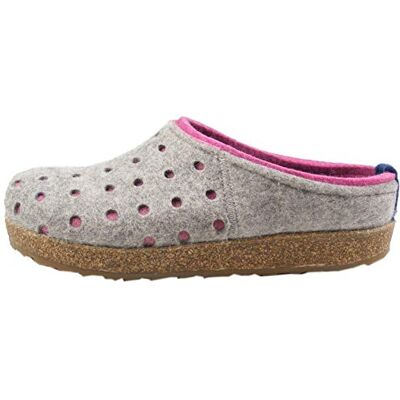 HAFLINGER 711064 Grizzly Holly Chaussons Mixte Adulte, Pointure:41 EU, La Couleur:Gris - Publicité HAFLINGER 711064 Grizzly Holly Chaussons Mixte Adulte, Pointure:41 EU, La Couleur:Gris - Publicité