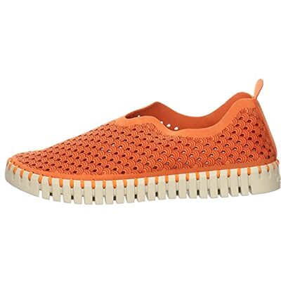 Ilse Jacobsen HORNBÆK Chaussures Plates pour Femmes Sneaker à Enfiler en Microfibre recyclée et Semelle en Caoutchouc Naturel antidérapant Tulip3275 Orange 40 - Publicité Ilse Jacobsen HORNBÆK Chaussures Plates pour Femmes Sneaker à Enfiler en Microfibre recyclée et Semelle en Caoutchouc Naturel antidérapant Tulip3275 Orange 40 - Publicité